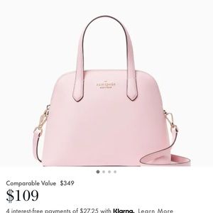 Kate Spade Schuyler Medium Dome Satchel (mitten pink)